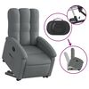 vidaXL Fauteuil inclinable Gris fonc&eacute; Tissu
