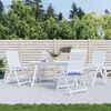 vidaXL Coussins de chaise de jardin lot de 4 50x50x4 cm