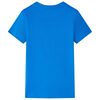 T-shirt pour enfants bleu vif 128