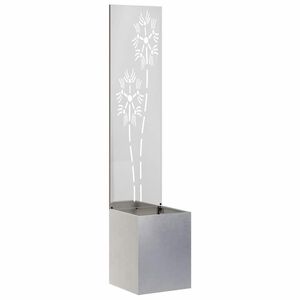 vidaXL &Eacute;cran de confidentialit&eacute; de jardin Argent 32 x 32 x 150 cm