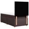 vidaXL Sommier &agrave; lattes de lit avec matelas Marron fonc&eacute; 90x200 cm