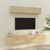 vidaXL Ensemble de meubles TV 4 pcs Ch&ecirc;ne sonoma Bois d'ing&eacute;nierie