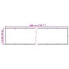 vidaXL &Eacute;cran d'intimit&eacute; de balcon aspect pierre 300x75 cm PVC