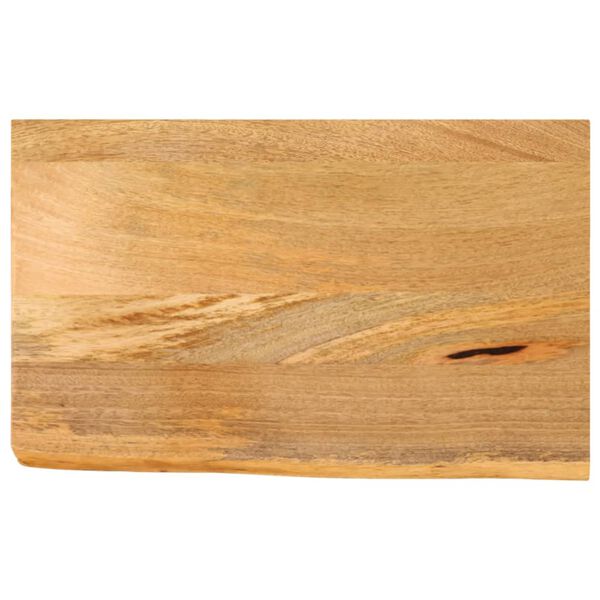 vidaXL Dessus de table &agrave; bord vivant 50x40x3,8 cm bois massif manguier