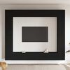 vidaXL Ensemble de meubles TV 8 pcs Noir Bois d'ing&eacute;nierie