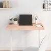 vidaXL Dessus de table 80x40x(2-6) cm bois de ch&ecirc;ne massif non trait&eacute;