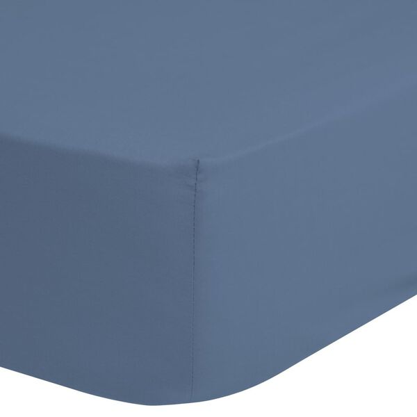 Good Morning Drap-housse Jersey 60x120 cm Bleu glacier