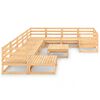 vidaXL Salon de jardin 11 pcs Bois de pin massif