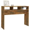 vidaXL Table console Chêne fumé 105x30x80 cm Bois d'ingénierie