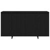 vidaXL Buffet Ch&ecirc;ne noir 135 x 41 x 75 cm Bois d'ing&eacute;nierie