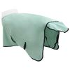 vidaXL Couverture &Eacute;quine Vert fonc&eacute; complet 135 cm Fleece polaire