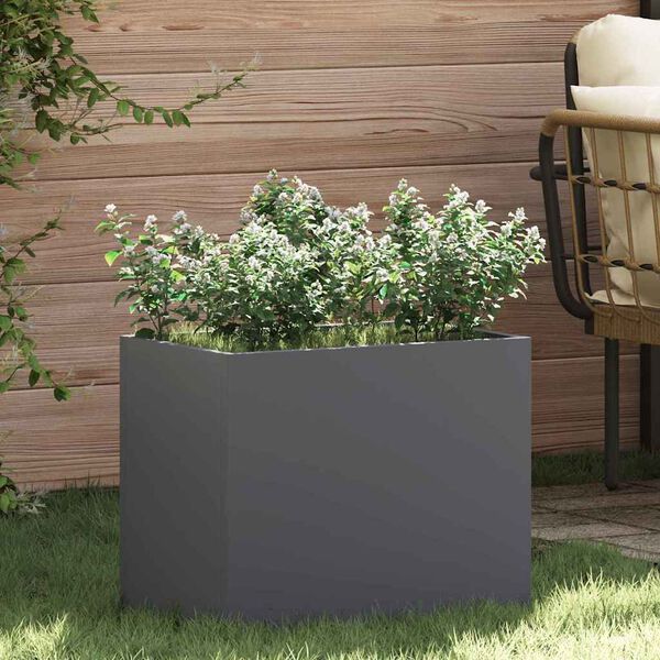 vidaXL Cache-pot de jardin Anthracite 50 x 32 x 40 cm