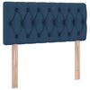 vidaXL Lit avec rangement et matelas avec matelas Bleu 100 x 200 cm