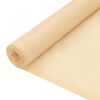 vidaXL Filet brise-vue PEHD 1,5 x 50 m Beige