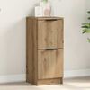 vidaXL Buffet ch&ecirc;ne artisanal 30x30x70 cm bois d'ing&eacute;nierie