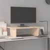 vidaXL Support pour moniteur 50x27x15 cm Bois de pin solide