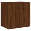 vidaXL Unit&eacute;s murales TV 4 pcs ch&ecirc;ne marron bois d'ing&eacute;nierie
