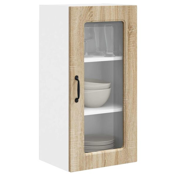 vidaXL Armoire de cuisine Kalmar 2 pcs Ch&ecirc;ne Sonoma 40 x 31 x 80 cm