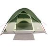 vidaXL Tente de camping &agrave; d&ocirc;me 4 personnes vert imperm&eacute;able