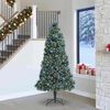 vidaXL Arbre de No&euml;l artificiel pr&eacute;-&eacute;clair&eacute; avec ensemble de boules