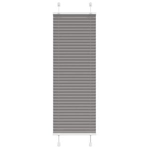 vidaXL Store pliss&eacute; anthracite 40x100 cm largeur du tissu 39,4 cm