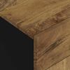 vidaXL Table de chevet 50x33x60 cm Bois de manguier et d'ing&eacute;nierie