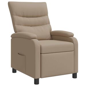 vidaXL Fauteuil inclinable Cappuccino Simili cuir