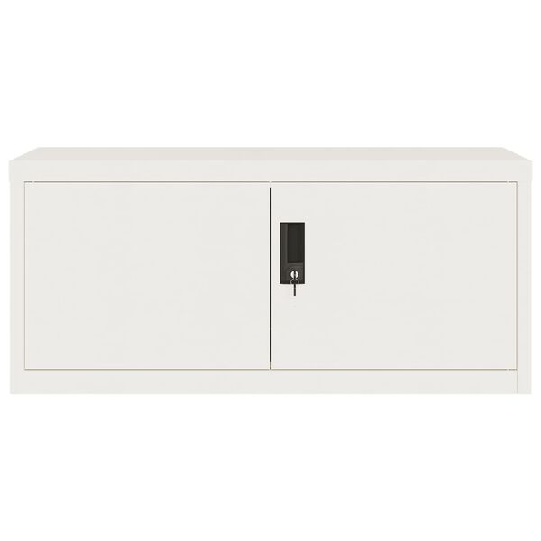 vidaXL Classeur blanc 90x40x180 cm acier