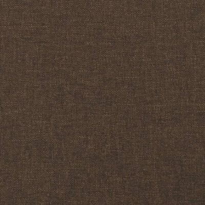 vidaXL Cadre de lit sans matelas marron foncé 140x200 cm tissu