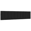 vidaXL Lit avec matelas Hanko noir 200x200 cm tissu