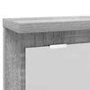 vidaXL Porte-manteau mural avec &eacute;tag&egrave;re Sonoma gris 85 x 10 x 45 cm