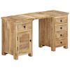 vidaXL Bureau &agrave; caissons Bois de manguier massif 140x50x77 cm