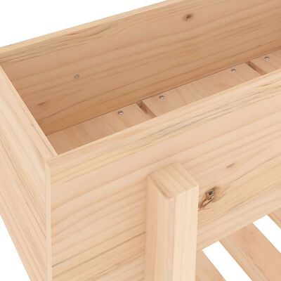 vidaXL Lit surélevé de jardin 101x30x69 cm bois de pin massif