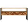 vidaXL Meuble TV Marron 100 x 35 x 50 cm Bois d'acacia massif