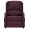 vidaXL Fauteuil inclinable Violet Tissu
