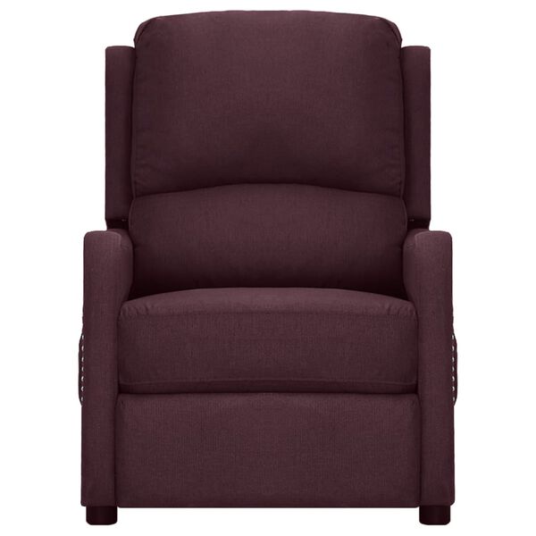 vidaXL Fauteuil inclinable Violet Tissu