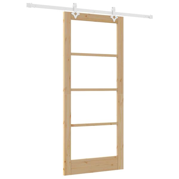 vidaXL Porte coulissante Naturel 86 x 198,5 cm