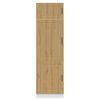 vidaXL Armoire de cuisine Porto ch&ecirc;ne artisanal bois d'ing&eacute;nierie