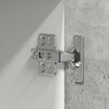 vidaXL Armoire suspendue Gris b&eacute;ton et Blanc 50 x 31 x 100 cm