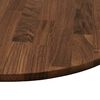 vidaXL Plateau de table Marron clair Ø 40 x 2.5 cm Chêne massif