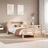 vidaXL Lit biblioth&egrave;que sans matelas 160x200 cm bois massif de pin
