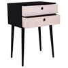 House Nordic Table de chevet Annelies Noir et naturel