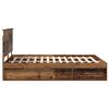 vidaXL Cadre de lit Bois ancien 150 x 200 cm Bois de pin massif