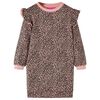 vidaXL Robe sweatshirt pour enfants rose moyen 104