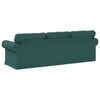 vidaXL Canap&eacute; Vert fonc&eacute;