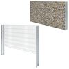 vidaXL Poteaux de cl&ocirc;ture 40 pcs argent&eacute; 180 cm&nbsp;acier galvanis&eacute;