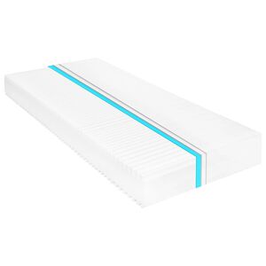 vidaXL Matelas 90x200 cm 7 zones Mousse PU 16 cm H2 H3