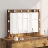 vidaXL Miroir de vanit&eacute; avec miroir Bois Ancien 80 x 55 x 18 cm