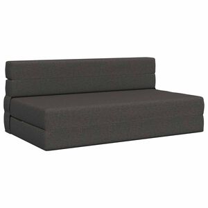 vidaXL Canap&eacute;-lit pliable Gris fonc&eacute; 152 x 86,5 x 60 cm Tissu