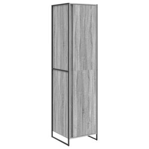 vidaXL Garde-robe Gris Sonoma 50 x 50 x 200 cm Bois d'ing&eacute;nierie
